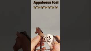 Appaloosa foal horse toy #shorts