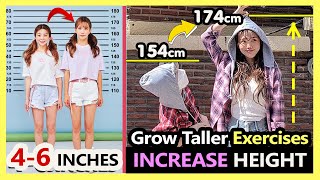 FAST HEIGHT INCREASE EXERCISE 4-6 INCHES AT HOME | Grow Taller Exercises Before Age 18