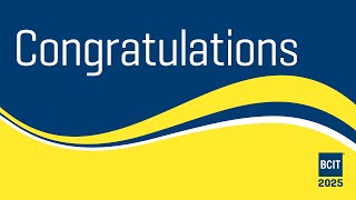 BCIT | Convocation | June 25, 2025 (10am)