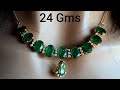 Emerald and Ruby Necklace Designs with Weight