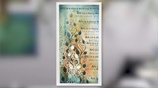Thistle Branch by Tracey Dutton - A Lavinia Stamps Tutorial