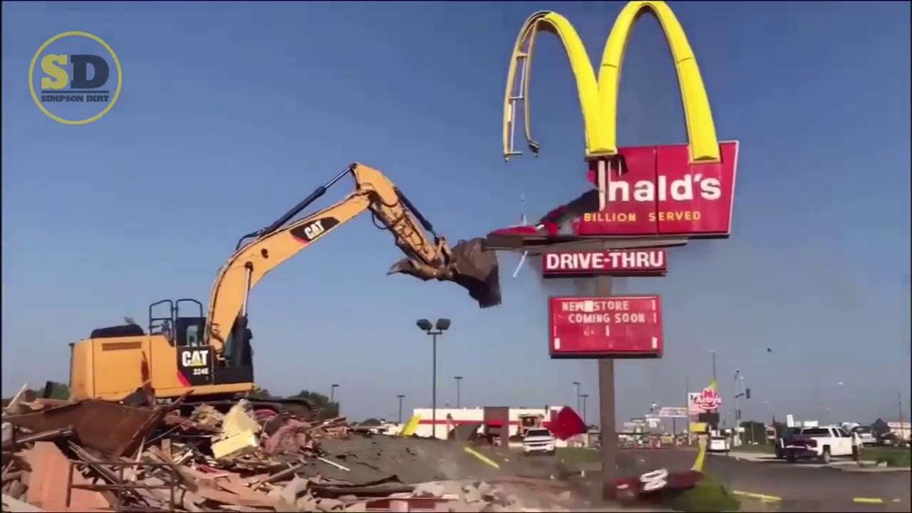 McDonald’s Demolition - YouTube