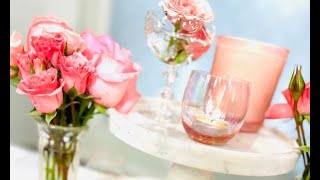 Set a pretty-in-pink Valentine's table! Amy Richardson shares her party styling secrets