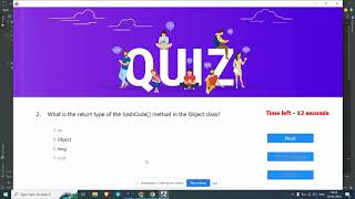 Quiz Application in java with source code