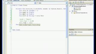 Variables Visual Basic 2008 visual studio