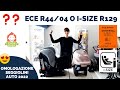 NORMATIVA SEGGIOLINI AUTO 2022: ECE R44-04 ed ECE R129