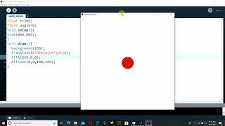 9. Generative Art Tutorial for Beginners- Rotating objects in a circle in Processing