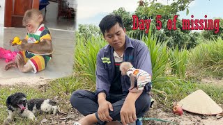 The never ending search for monkey SinSin from Dad and baby monkey ZiZi