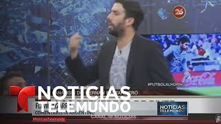 Palabras ofensivas de periodista argentino causa polémica en México | Noticiero | Noticias Telemundo