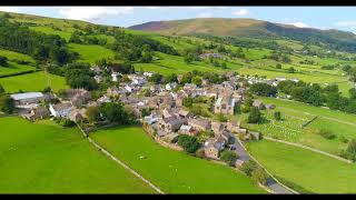 Dent Village Aerial Tour, Cumbria, UK