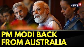 PM Modi Returns To India | PM Modi Speech After Returning from Australia | PM Modi Speech Today
