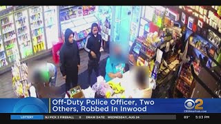 Off-duty police officer, two others robbed in Inwood