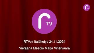 R-TV:n yölähetys. Vieraana psykiatrian erikoislääkäri ja meedio Marja Vihervaara.