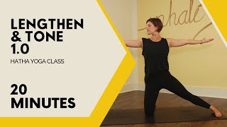 LENGTHEN \u0026 TONE 1.0 YOGA CLASS - Tibetian Rites - 20 minute yoga class