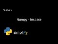 Numpy - linspace