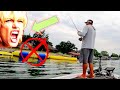 HARRASSED by ANGRY KAREN for fishing Launch Pad