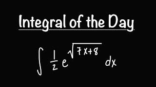 Integral of the Day: 2.11.23 | U-Sub \u0026 Integration by Parts | Calculus 2 | Math with Professor V