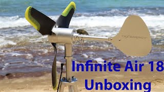 Infinite Air 18 by Texenergy unboxing (portable wind turbine)