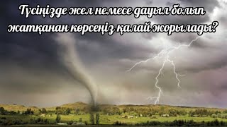 Түсіңізде жел немесе дауыл болып жатқанын көрсеңіз қалай жорылады?