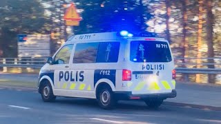 Hälytysajo Poliisi Itä Uusimaa IU 711