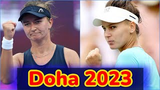 Veronika Kudermetova vs Barbora Krejcikova .. Highlights .. Doha 2023