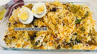 Easy Country chicken Dum Biryani🍲|Desi murgi🐔|Natu kodi Biryani|@TheHabitofcooking