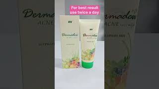 Uses of Dermadew facewash, Acne face wash #washout the acne completely.