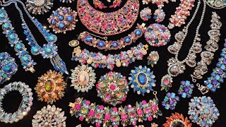 VINTAGE JULIANA RHINESTONE JEWELRY: MY COLLECTION \u0026 VALUES #vintage #rhinestones #jewelry