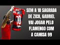 Depois de perder a camisa 10 de Zico, Gabigol jogará com a 99 e Flamengo considera o caso encerrado