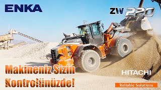 Hitachi ZW220-7 Lastikli Yükleyici ile Makineniz Sizin Kontrolünüzde!