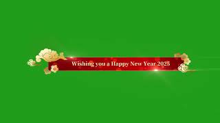 Happy New Year Wishes 2025 Green Screen Video | New Year Green Screen @satishdesigngraphy