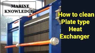 How do they do...How to clean plate type Heat Exchanger onboard ships..