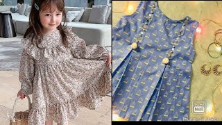 BABY GIRL FANCY EID DRESSES 2024 | LITTLE GIRL FANCY EID DRESS DESIGNS