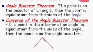Geo 5 1 5 2 Midsegment and Bisectors of a Triangle