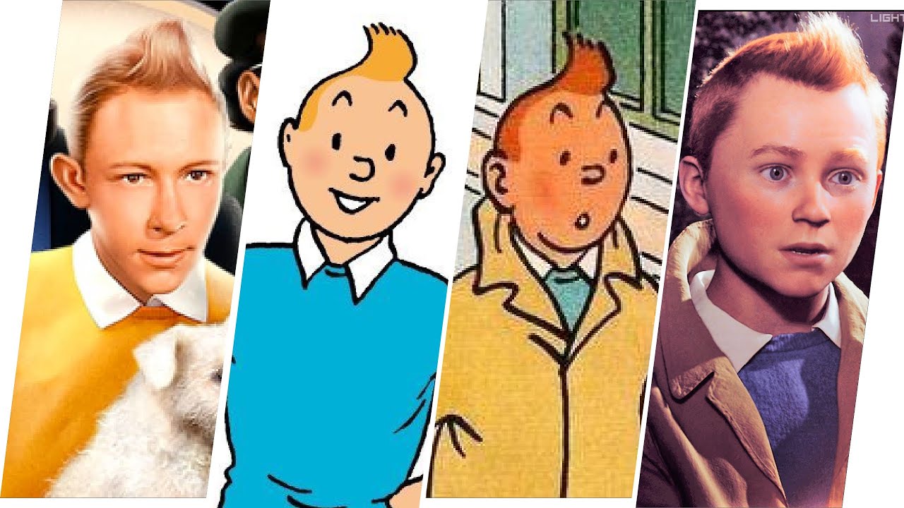 Tintin Evolution In Cartoons, Games & Movies - YouTube