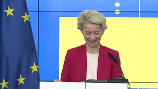 European Commission President Ursula von der LEYEN Western Balkans tour (North Macedonia)