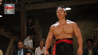 Bolo Yeung (CHONG LI) VS  Michel Qissi (PAREDES) BLOODSPORT - Contacto sangriento (1988)