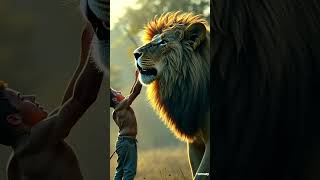 Watch a lion attack a person #lion #اسد #history #marvel #artificial_intelligence #america