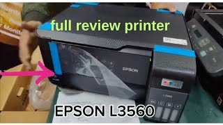 Epson L3560 Wi-Fi Color Printer Unboxing | Epson Ecotank L3560 Complete Review #printer #epson