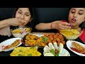 mukbang bengali s favourite panta pokhal bhat eating water rice with lots of fries eating food show