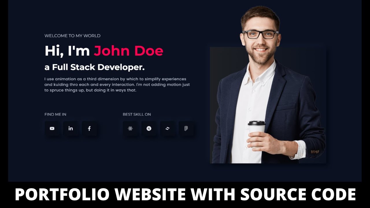 Build & Deploy Responsive Portfolio Website Using Reactjs, Vite ...