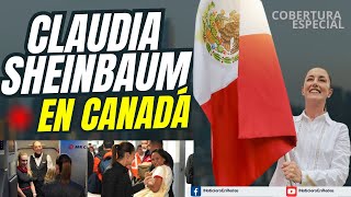 Así llegó la Presidenta Claudia Sheinbaum a Canadá… ¡esto fue lo que pasó! #claudiasheinbaum #G7