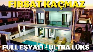 Friends, we are in a beautiful villa in Didim, in a corner location,