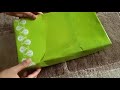 Editha silks pure kanchipuram wedding tissue silk saree customer unboxing video