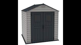 Duramax 7x7 StoreMax Plus Outdoor Storage Shed Installation