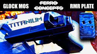 FERRO CONCEPTS RMR MOS TITANIUM PLATE - NEW!