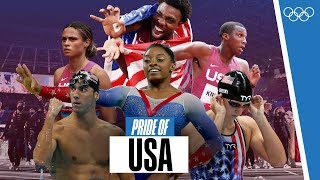 Pride of the United States 🇺🇸 Who are the stars to watch at #Paris2024?