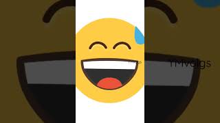 Sweat grinning emoji animation