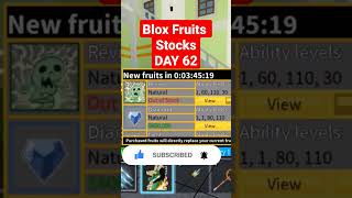 Blox Fruits Stocks Day 62 Roblox