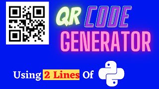 QR code Generator using Python | Python projects | Beginners Projects